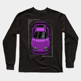 Supra JZA80 MKIV (Midnight Purple) Long Sleeve T-Shirt